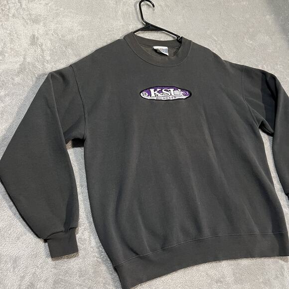 Vintage Kansas State Wildcats Sweatshirt Mens Large NCAA College Crewneck 90s US - Picture 2 of 7